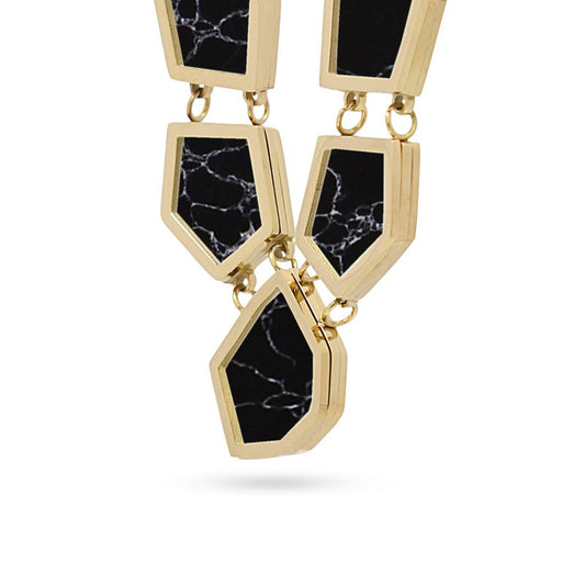 Almera Black Earrings