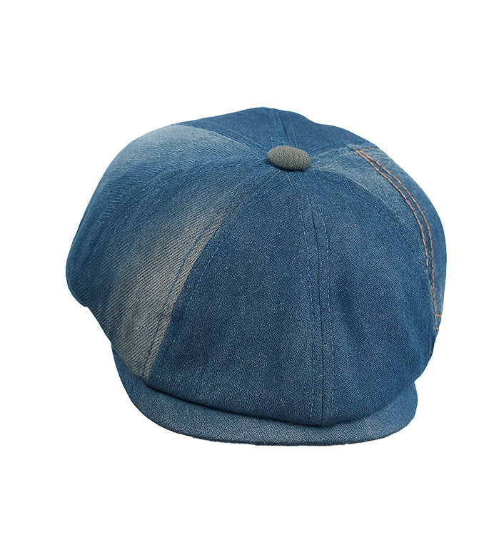 New York 8-Segment Denim Cotton Cap