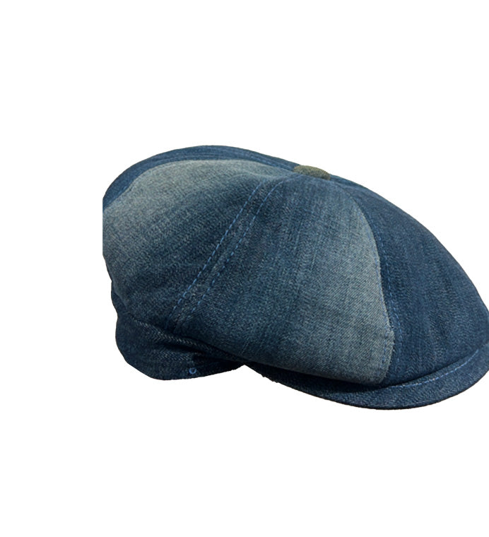 New York 8-Segment Denim Cotton Cap