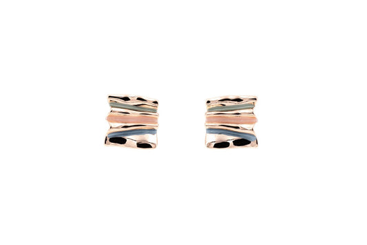 Pink Fan Earrings