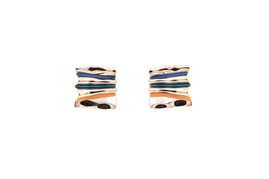 Green Fan Earrings