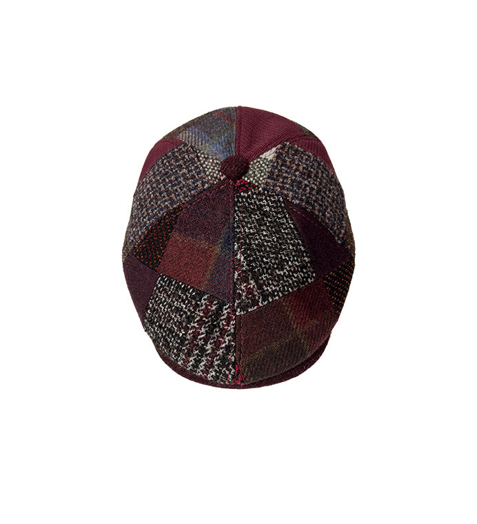 Coppola Invernale Patchwork Bordeaux 6 spicchi