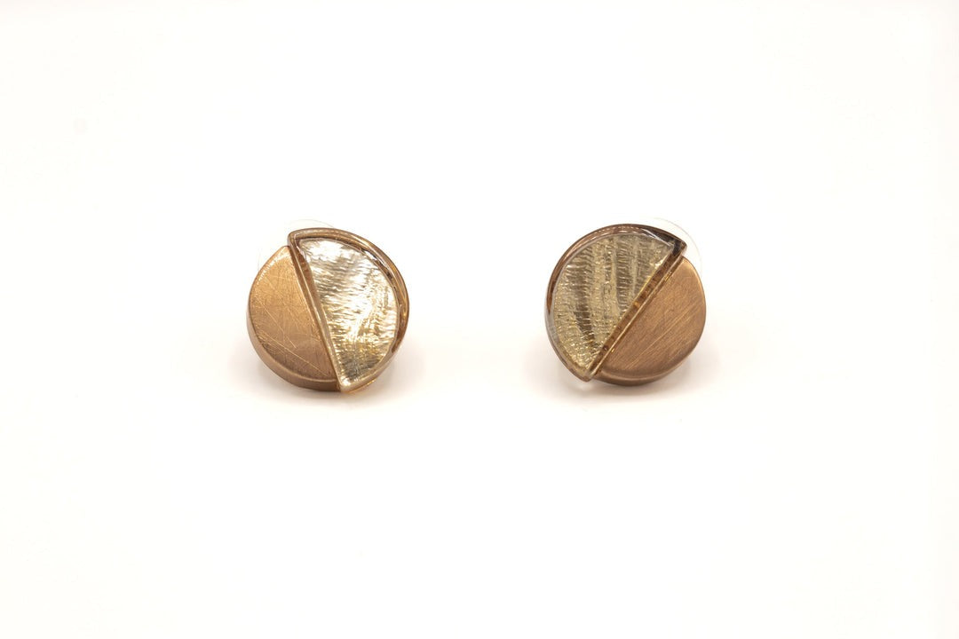 Large Round Lobe Earrings