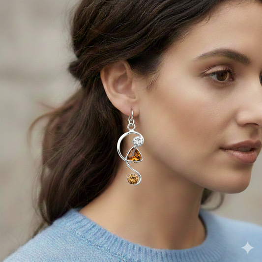 Orecchino Boccolo Topaz - Tentazioni Verona