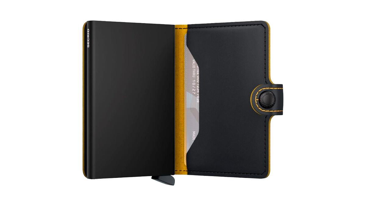 Miniwallet Matte Black & Fuchsia
