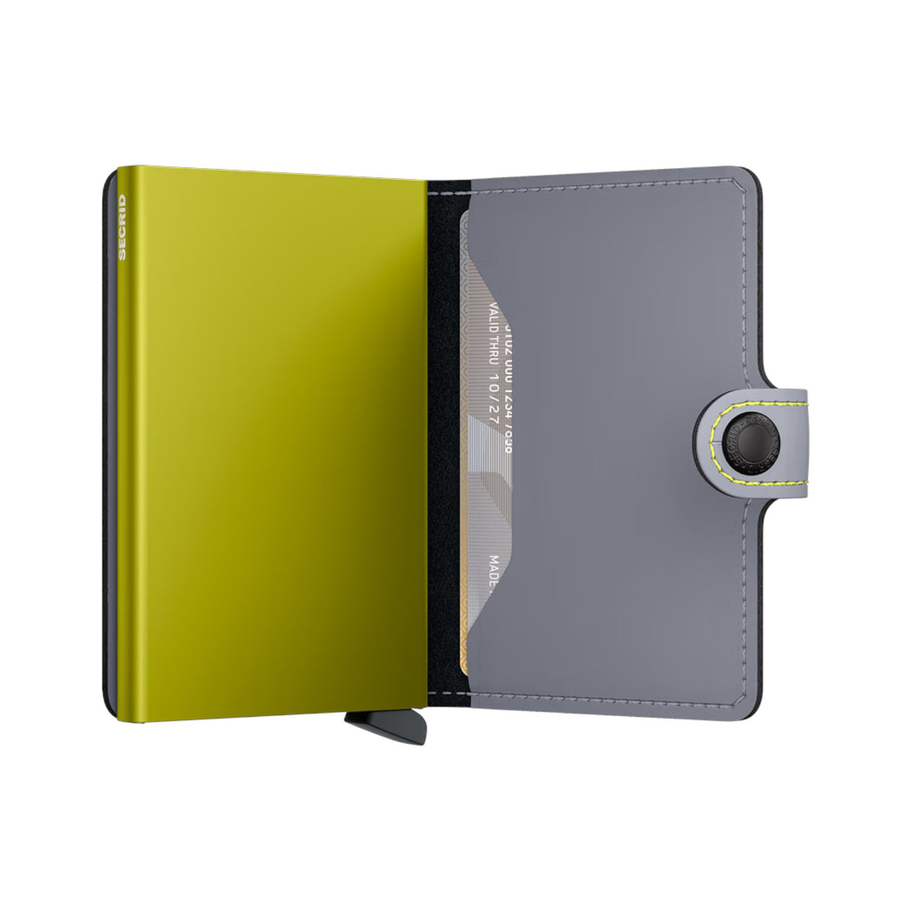 Secrid - Miniwalle Matte Grey & Lime