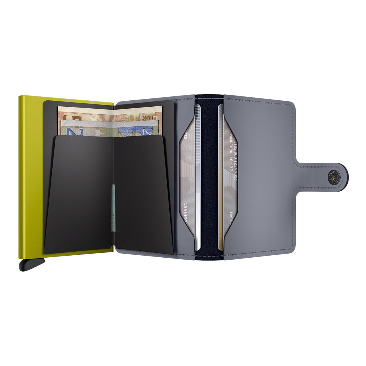 Secrid - Miniwalle Matte Grey & Lime