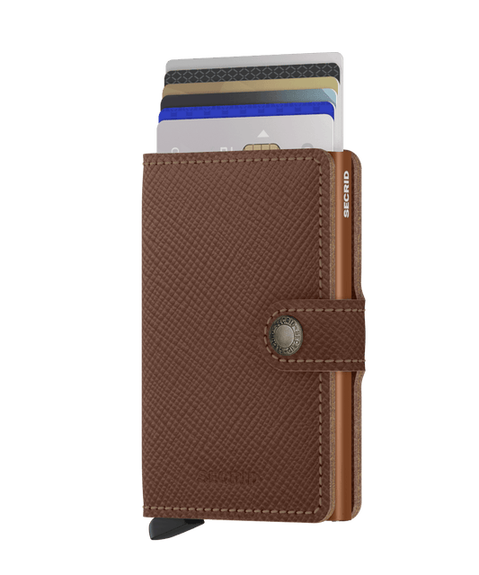 Secrid - Miniwallet Saffiano Caramel - Tentazioni Verona