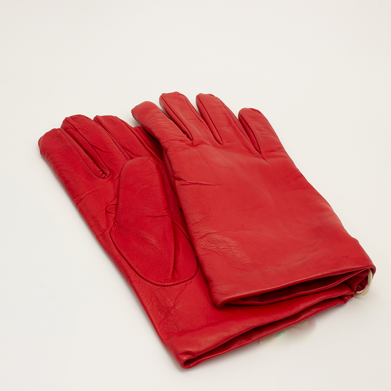 Guanto Donna in Pelle rosso