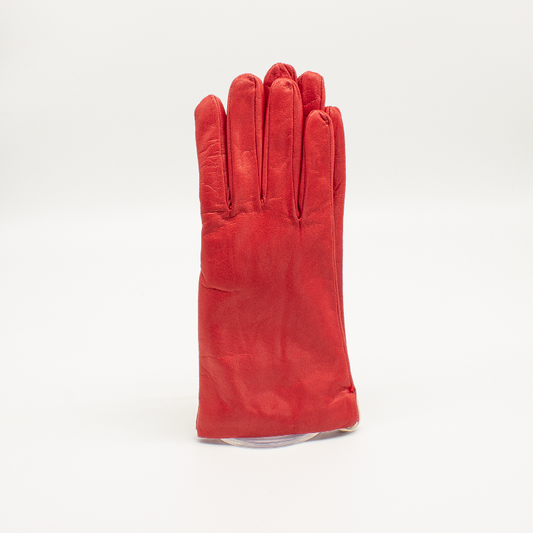 Guanto Donna in Pelle rosso