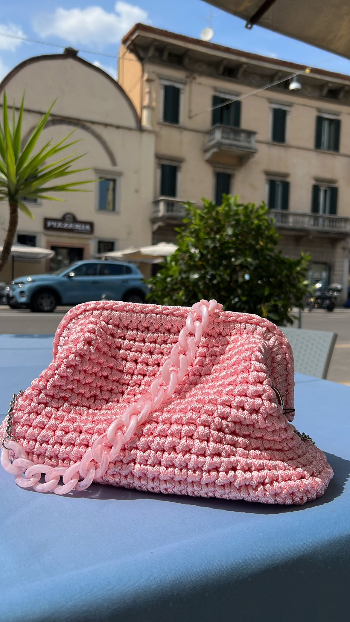 Bubble Rose Clutch