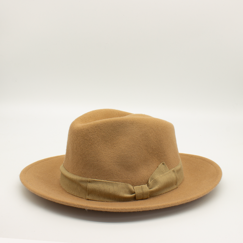 Beige Fedora Hat