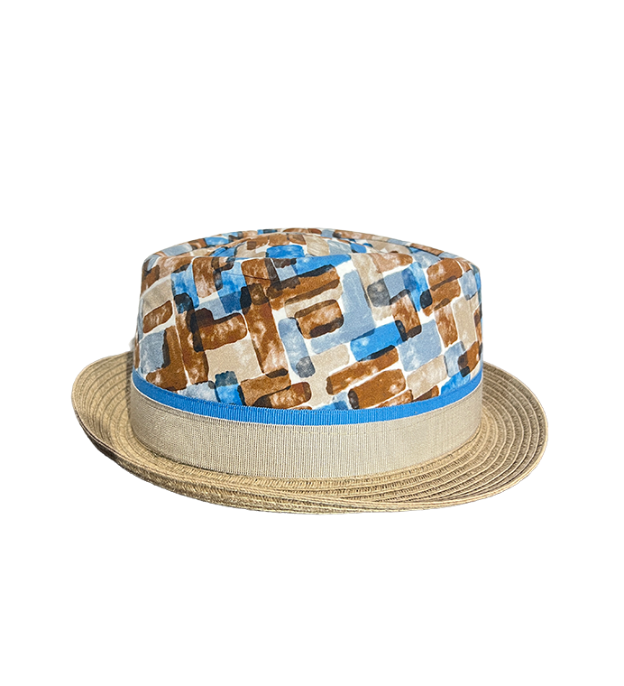 Cappello estivo fantasia geometrica