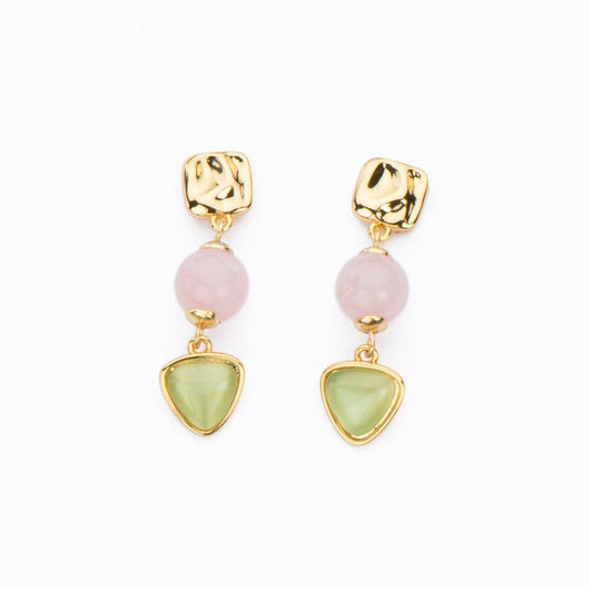 Rose Quartz Sorbet Earrings