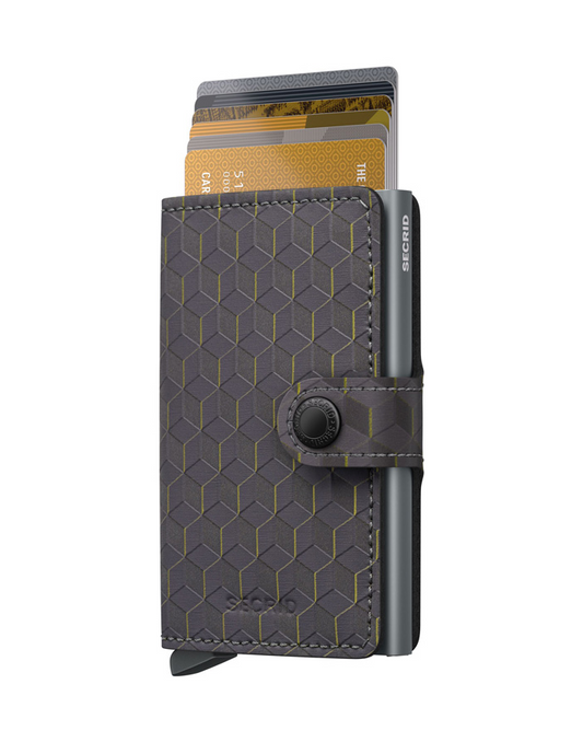 Secrid - Miniwallet Optical Grey Yellow