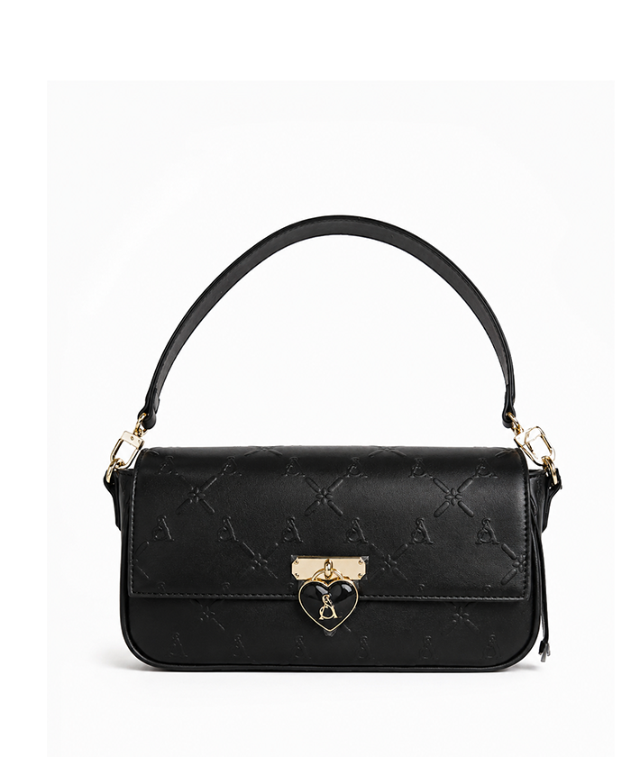Borsa a Spalla Mademoiselle mod. Delphine Nera