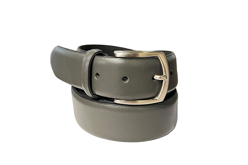 Cintura Uomo grigio Antracite con Fibbia Satinata - Tentazioni Verona