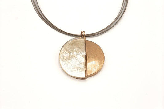 Large Round Circle Necklace