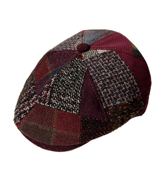 Coppola Invernale Patchwork Bordeaux 6 spicchi