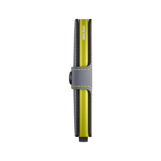 Secrid - Miniwalle Matte Grey & Lime