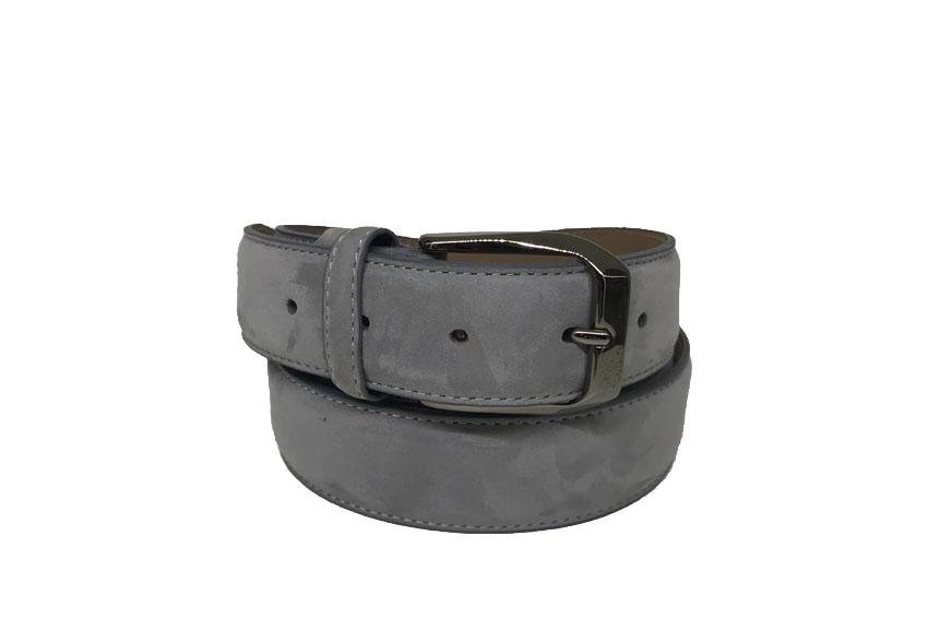 Cintura in Camoscio Grigio Chiaro 3,5 cm - Tentazioni Verona