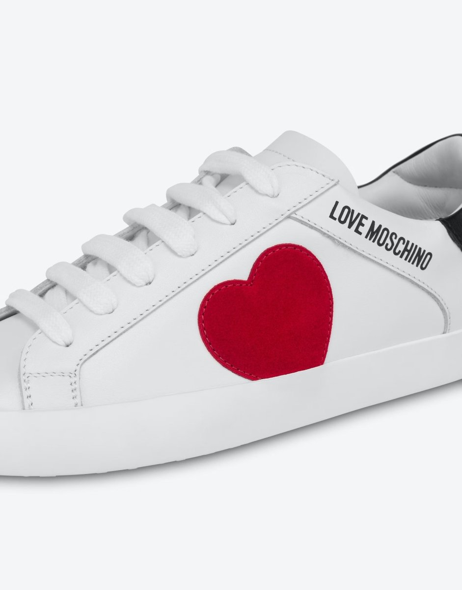 Love Moschino - Sneakers in Nappa Suede Heart - Tentazioni Verona