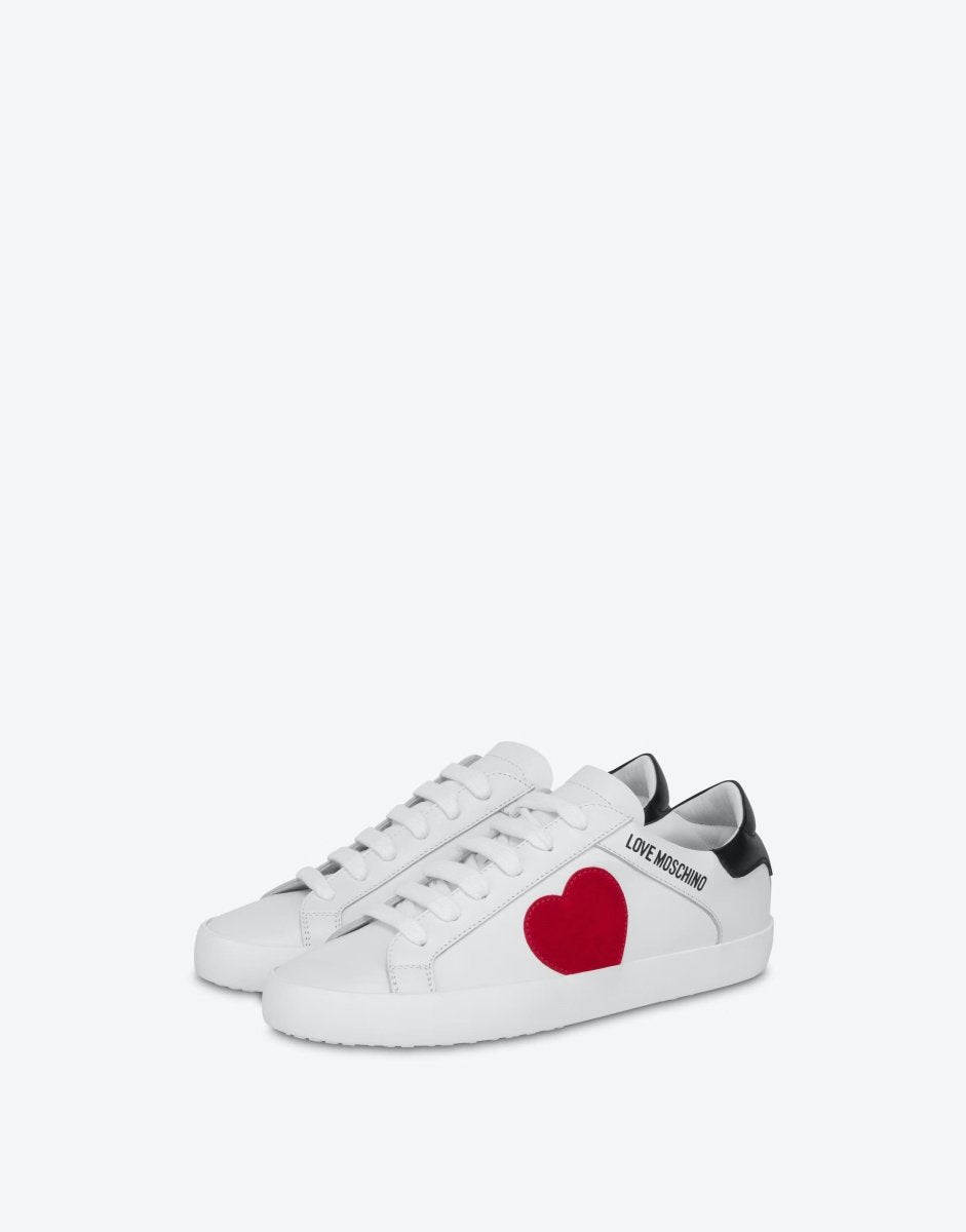 Love Moschino - Sneakers in Nappa Suede Heart - Tentazioni Verona