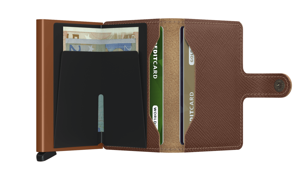 Secrid - Miniwallet Saffiano Caramel - Tentazioni Verona