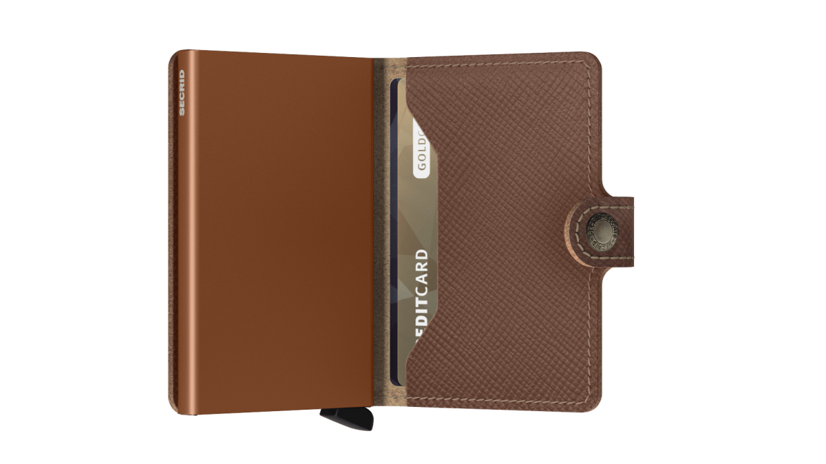 Secrid - Miniwallet Saffiano Caramel - Tentazioni Verona