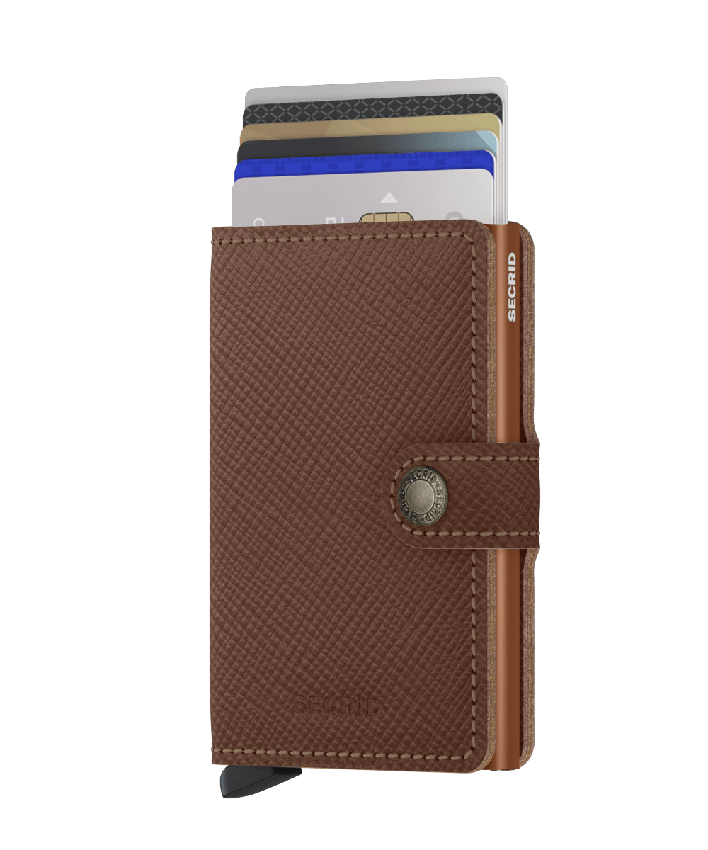 Secrid - Miniwallet Saffiano Caramel - Tentazioni Verona