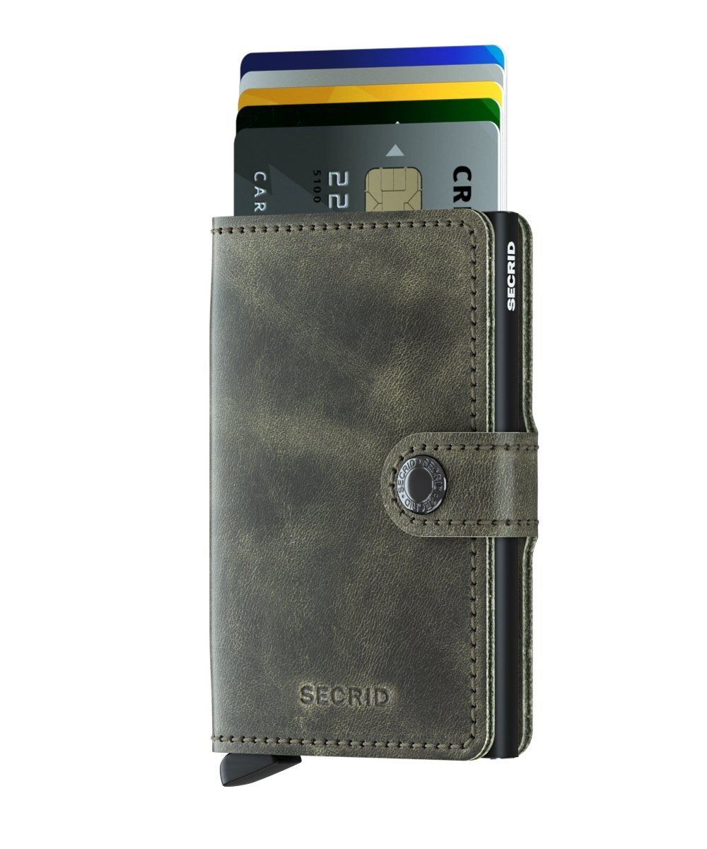 Secrid Miniwallet Vintage Olive Black Tentazioni Tentazioni