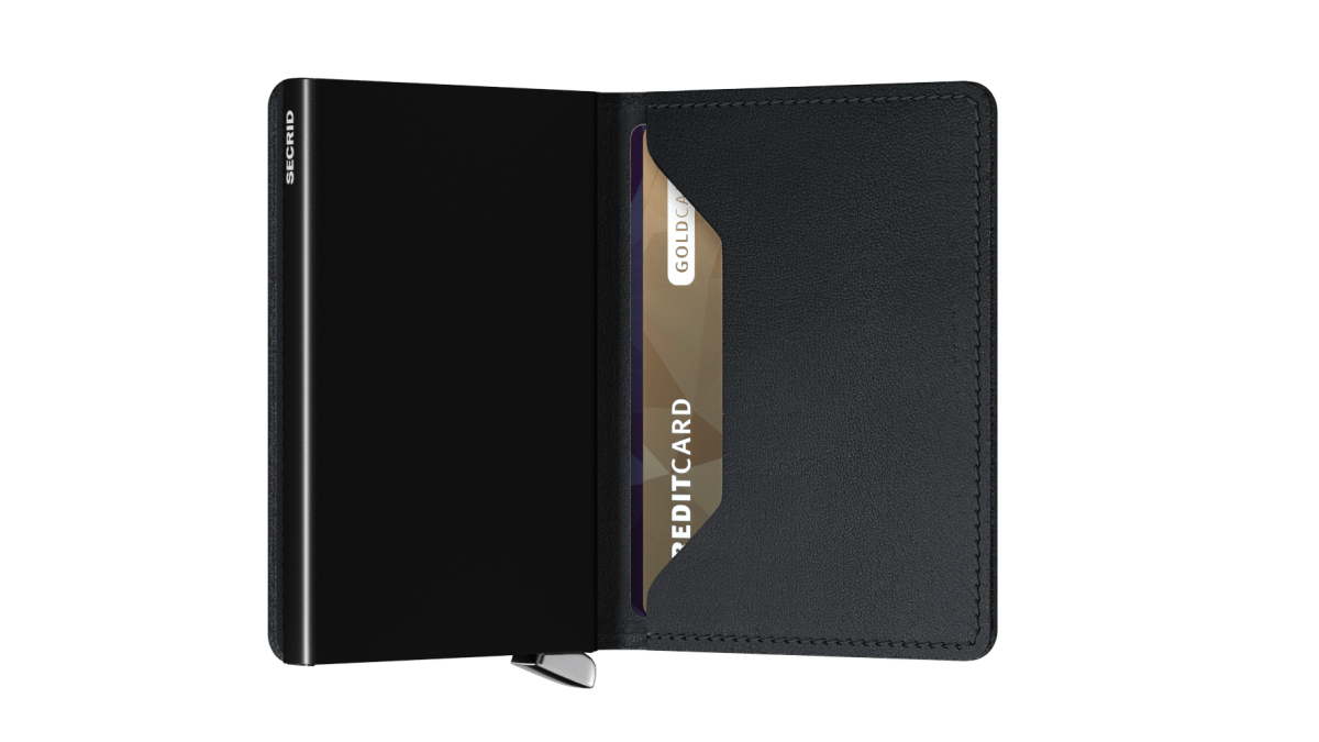 Secrid -THE PREMIUM COLLECTION Slimwallet Emboss Lines Black - Tentazioni Verona